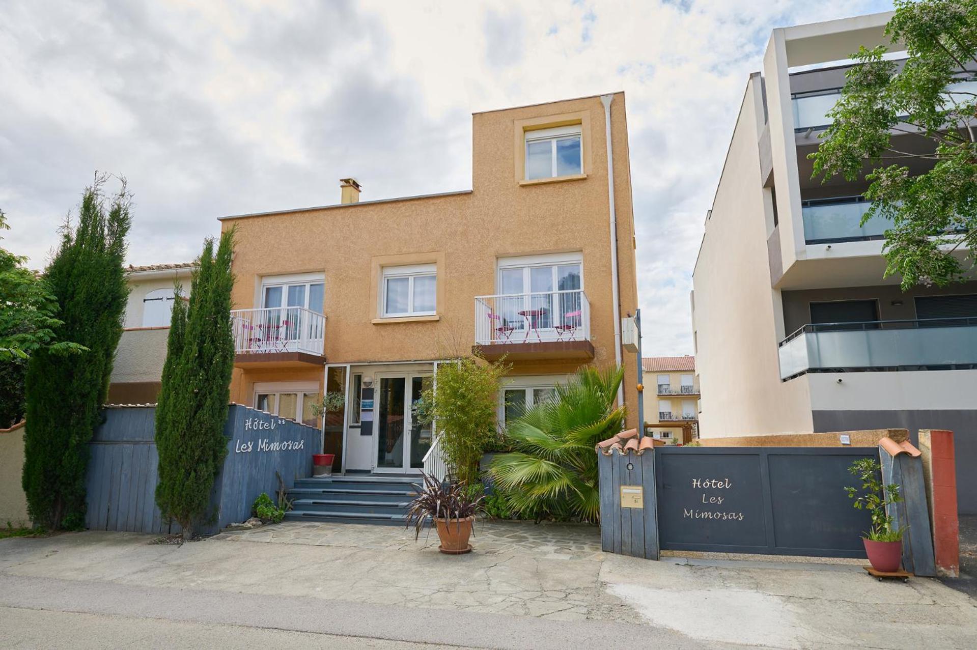 Hotel Les Mimosas à Argelès-sur-Mer Extérieur photo