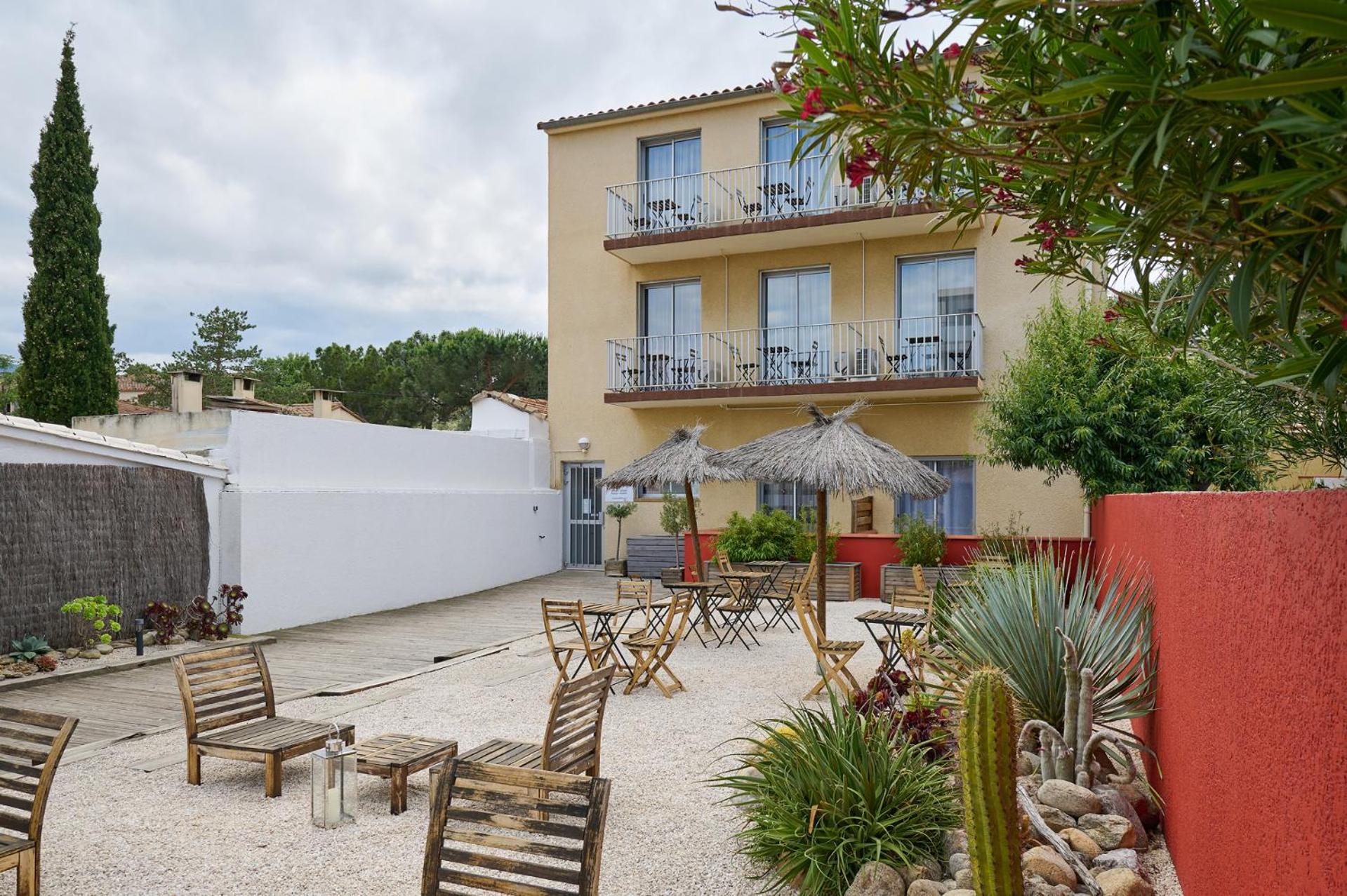 Hotel Les Mimosas à Argelès-sur-Mer Extérieur photo